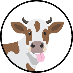 Face icon cow
