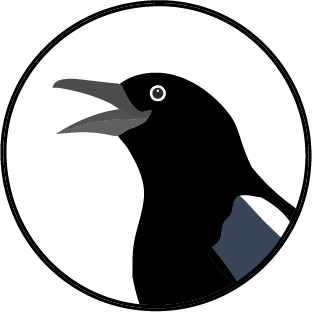 Face icon crow